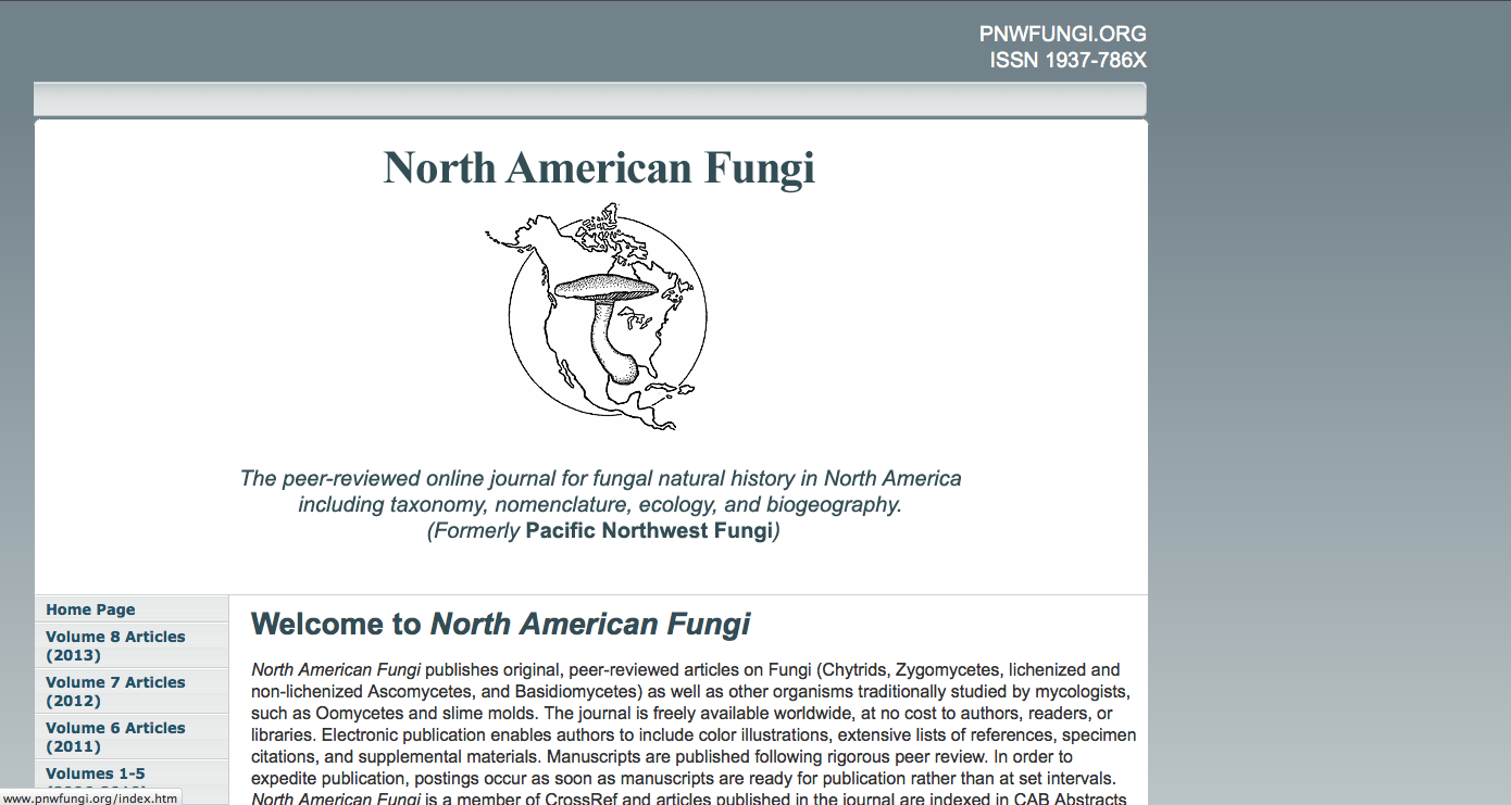 North American Fungi Website